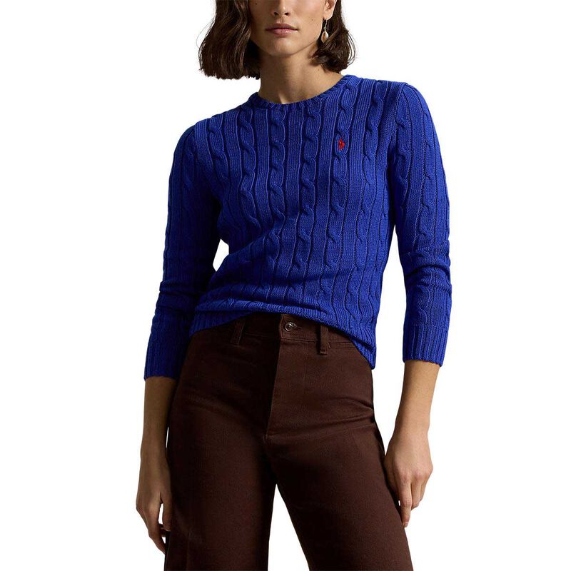 Polo Ralph Lauren Cable Knit Cotton Crewneck Sweater image number 0